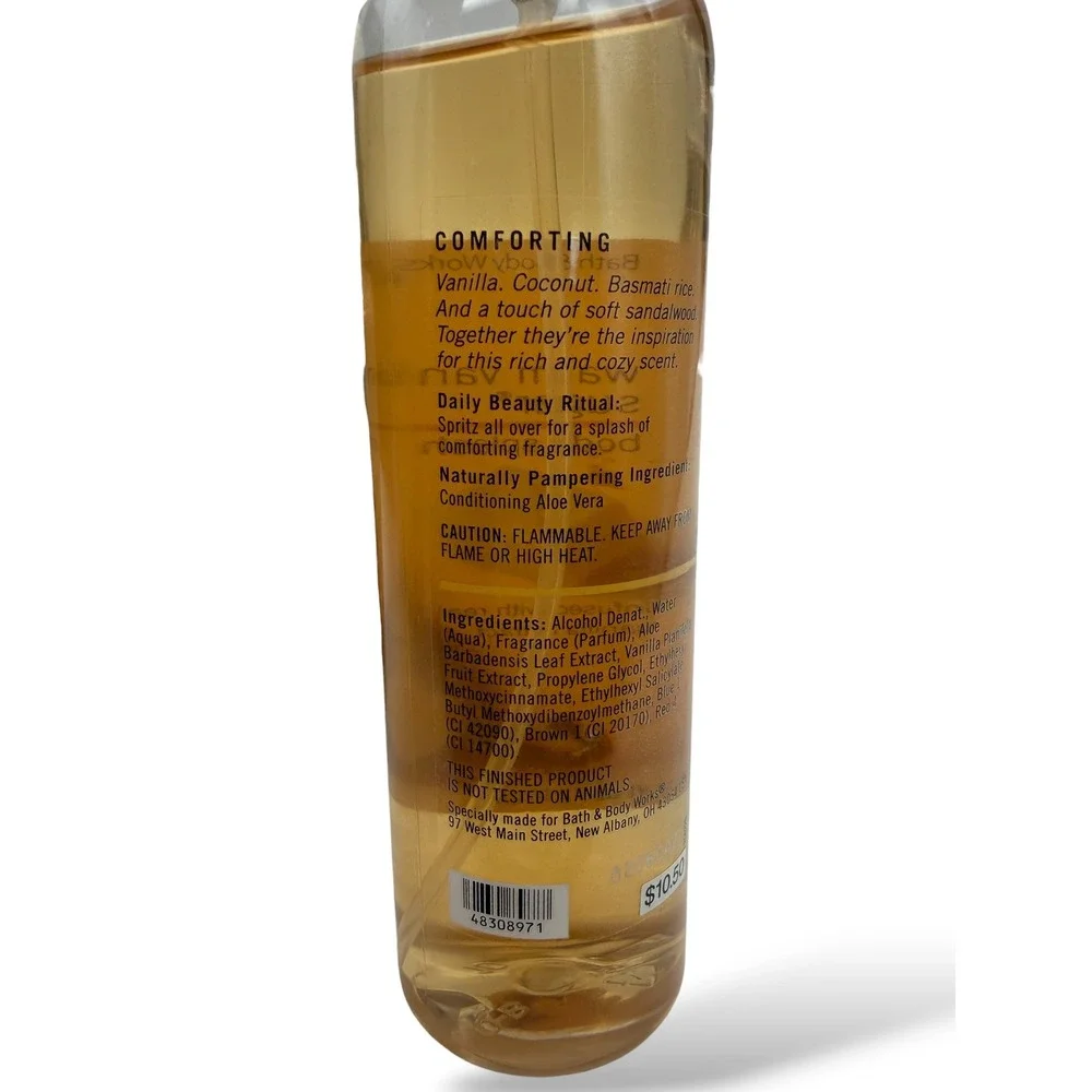 Bath Body Works Original Warm Vanilla Sugar Body Splash Mist Spray 8 oz bottle
